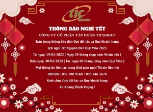 THÔNG BÁO NGHỈ TẾT NGUYÊN ĐÁN 2023